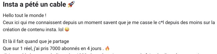 Témoignage client